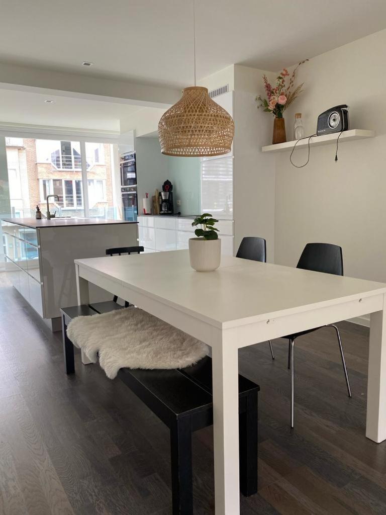 Recent En Lichtrijk Duplex-Appartement Te Wenduine Bagian luar foto